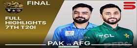 PAK vs AF Tri-Nation T20 Final