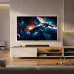 smart home cleaning tips clean smart TV setup modern living room dust free entertainment area